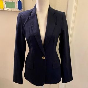 ✨NWT Adrienne Vittadini One Button Linen Blazer